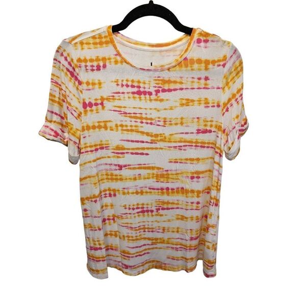 Jason Wu Tie Dye Crew Neck Short Sleeve Tee Women's Size XS - Picture 1 of 5